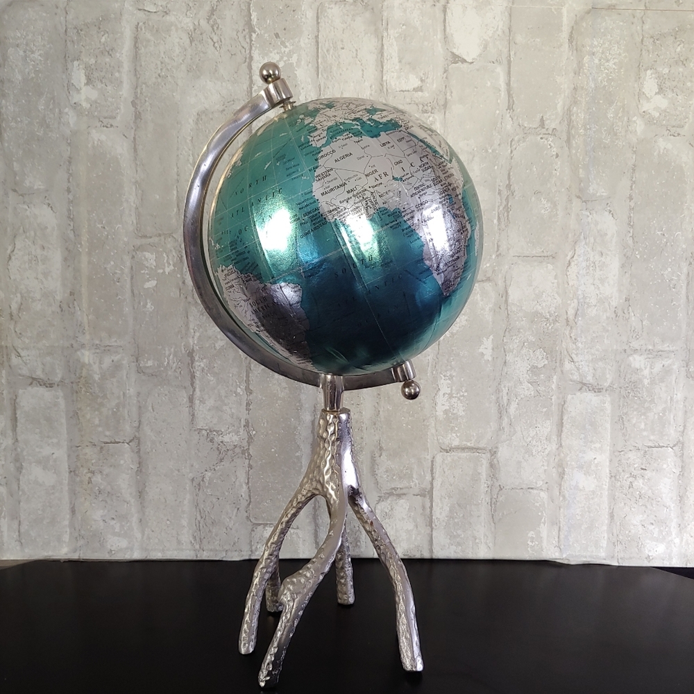 Nautical Metallic Globe